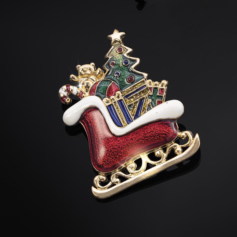 Signs of the Season Brooch (Sleigh)